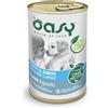 Generico OASY Cane ONE PROTEIN - Puppy & Junior Medium/Large Agnello | alimento umido completo per cuccioli taglia media e grande, monoproteico, 6 lattine da 400 grammi.