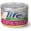 Generic LIFE CAT UMIDO GATTO LE RICETTE TONNO MANZO PROSCIUTTO - OFFERTA - 6 SCATOLETTE DA 150 GR
