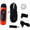 VBESTLIFE Kazoo Elettrico, Set Kazoo Portatile Professionale in Lega di Alluminio da 11 Cm con Pickup per Prestazioni (Arancia)