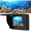 TRPLFGHZ Fotocamera da pesca, Videocamera portatile for la pesca subacquea con fishfinder ad alta definizione da 4,3 pollici, IP67, impermeabile, for lago ghiacciato e mare