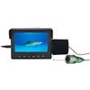 TRPLFGHZ Fotocamera da pesca, Fish Finder video portatile Telecamera subacquea for la pesca da 4,3 pollici 1000 TVL 6 pezzi Videocamera for pesci LED bianchi/IR(15M-IR)