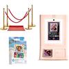 HP Sprocket Cabina fotografica Stampante fotografica istantanea a colori (rosa) + Carta Zink (100 fogli) + Tappeto rosso (1).