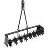 Duoruameng Aeratore 81 cm per tosaerba, aeratore di genere con 8 spine a forma di stella, utensili da prato per giardino, erba, terrazza