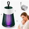 Appdo Zapfie zanzare, Lampada Antizanzare Elettrica, Trappola Zanzare UV Ricaricabile USB, Antizanzare Portatile 40 dB, Autonomia 3-6 h, 41-60 m², Interno, Esterno e Campeggio (Verde)
