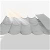 YUANZHI Tenda da Sole a Onda Retrattile 110 x 230 cm Regolabile, Raggi Uv, Impermeabile Pergola Retrattile Scorrevole Incluse Corde, Resistente per Giardino Balcone Terrazza, Grigio Chiaro