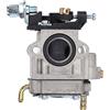 AMONIDA Kit Guarnizioni Carburatore, Ricambio per Soffiatore per Foglie WT WYK 406 1 WYK 406 345 1 con Materiale in Alluminio, Adatto per A021001870 A021003940 A021003941