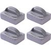 Mikiuly Mattone per La Pulizia della Griglia, Griglia Pomice, Pietra Pulente Forno, Set di 4 Pietra Pomice per Griglia per Pulizia, Accessori per Lavandino, BBQ, Bagno e Piscina, 4 Pezzi
