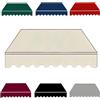 Generico Baldacchino di Ricambio per Tenda Retrattile 200cm 300cm 500cm 700cm Tessuto di Ricambio per Tende da Sole Impermeabile per Esterni Patio Tenda Telone(Beige,300x200cm)