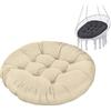 Ferocity Cuscino per Sedia Amaca, Dondolo Sospesa, Poltrona Sospesa da Giardino Sedia Dondolo Amaca, Beige [114]