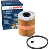 Bosch Filtro Diesel per Auto Bosch N9656 - Separa le particelle e l'acqua dal carburante, protegge il sistema di iniezione