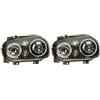 in.pro. in.pro Set fari anteriori GOLF IV 97-03 ANGEL EYES nero look R32