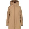 CMP - Parka da donna con cappuccio fisso, Malto, 42