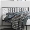 IBUQDDV Spalliera Letto Testiera Letto Matrimoniale Testata Letto Matrimoniale Spalliera Letto Matrimoniale Testiera in Metallo Nero 160 cm per Dormitorio Soggiorno Camera Degli Ospiti Salone