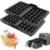 Zuuyye - Accessorio Friggitrice ad Aria Stampo per Waffle per Ninja, 2 Pezzi in Silicone per Waffle Belgi, Compatibile con AF400EU, AF300EU, SL400EU, SL451EU, AF500EU