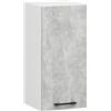 AKORD | Pensile da Cucina a Parete - Oliwia W30 | 2 Ripiani e 1 Anta Armadio da Cucina | Componibile Mobili da Cucine Armadi | Pannello laminato | Bianco | Beton