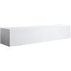 MB Muebles Bonitos, Mobile TV Sospeso a Parete Luke H2, Melamina, Finitura Lucida, Bianco, 160x30x40cm