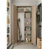Linea Azzurra Scarpiera Gabriella Mobile Portascope a 2 Ante con Ripiani in Legno Nobilitato Melaminico 130x71x38 cm Armadio Multiuso Organizzatore Porta scarpe Made in Italy