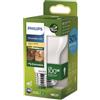 Philips LED UltraEfficient, Lampadina Goccia, Vetro, Smerigliato, Attacco E27, equivalente a 100W, Luce Bianca Calda 2700K