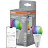 OSRAM Lampada LED SMART+ Matter A100 forma lampadina 14W E27 RGBW, dimmerabile, controllo tramite app e voce, compatibile con WiFi, Alexa e Google, alta efficienza