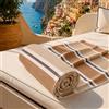 PETTI Artigiani Italiani - Telo Mare Microfibra, Asciugamano Mare o Piscina, Telo per Lettino Spiaggia, Grande 90x180 cm, Millerighe 02