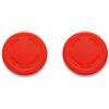 Generico 1 paio di coperture in silicone per levette analogiche, ricambi per controller a levetta, cappucci per joystick per Steam Controller 2, Rosso