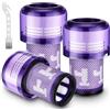 isinlive Filtro di ricambio V12 per aspirapolvere Dyson V12 Detect Slim, Detect Slim Animal, Slim+ Cordless Vacuum e V12 Slim Absolute Vacuums, SV34, SV35 V12, ricambio n. 971517-01, confezione da 3