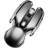 ALCXAZS Mouse wireless ricaricabile USB Ricevitore in metallo Mouse da gioco impermeabili da tavolo Computer Strumenti per domestico per ufficio