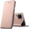 Verco case per Huawei P40 Lite Cover, Custodia a Libro Pelle PU per Huawei P40 Lite Booklet Protettiva [magnetica integrata], Rosa