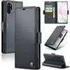 Teeirllim Cover per Samsung Galaxy Note 10 Plus, Blocco RFID Custodia Portafoglio Premium PU Pelle,con Funzione Supporto Magnetica Carta Fessura Case Flip Libro per Samsung Galaxy Note 10 Plus, Nero