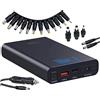 revolt Powerbank 24V Output: Powerbank USB, 18 Ah, DC 3 - 24 V (batteria portatile 24V, con uscita dc, 19)
