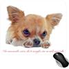 Fashion Graphic Tappetino Mouse Chihuahua Cucciolo Cane | Mouse Pad Morbido Antiscivolo 22x18 cm per Ufficio e tastiera PC, Tappetino Scrivania, Accessori per Tastiera, Mousepad Gaming (Bianco)