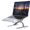 QzheMuw Supporto PC Portatile Ergonomico, Regolabile Laptop Stand Alluminio , Porta Scrivania Compatibile con MacBook Pro Air, Dell XPS, HP, Lenovo (13.3-17.3'') (Argento)