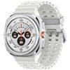 Samsung Galaxy Watch Ultra (2025) Titanium White, LTE, smartwatch da 47 mm, involucro in titanio resistente, design a cuscino, pulsante rapido, monitoraggio della salute alimentato ad alluminio