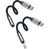 Kefiany Adattatore USB C A Jack 3,5 mm (Set di 2) AUX Audio Auricolare Presa Per iPhone 16 15 Compatibile Con Samsung Galaxy S24 Cuffie AUXiliari Cavo Per Apple Tipo C Telefono Per Cavo Auricolare cablato