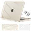 MOSISO Custodia Compatibile con MacBook Air 13 Cover M5 M4 M3 M2 2026-2022 A3449 A3240 A3113 A2681,Case per MacBook Air 13,6'' display Liquid Retina&Copritastiera&Pellicola&Tipo C, Galassia Cristallo