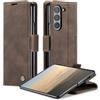 Monweicz Cover Compatibile con Samsung Galaxy ZFOLD6, Custodia Portafoglio con Slot per Scheda, Protezione Completa Premium in Pelle PU, Flip Libro Magnetica Samsung Galaxy ZFOLD6, Caffè