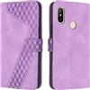 OKZone Cover per Xiaomi Redmi Note 6/Redmi Note 6 PRO, Custodia a Libro in Pelle Protettiva Folio Portafoglio con Chiusura Magnetica e Slot per Carte Wallet Case Flip Cover (Porpora)