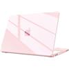 FINTIE Cover Compatibile con MacBook Neo 13 Pollici A3404 (A18 Pro Chip, 2026) -Ultra Sottile Trasparente Custodia Rigida Protettivo Guscio Rigido Case per MacBook Neo 13, Cristallo Rosa pastello