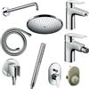 Hansgrohe Kit Logis Rubinetteria Lavabo, Bidet, Doccia