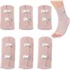 WQNNQW 6 rotoli di rilegatura elastica, bendaggio elastico, bendaggio a compressione, bende con clip in metallo per polsi, caviglie, ginocchia, 2 misure