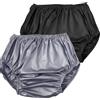 YUPZAR 2 Pezzi Copripannolini per Adulti,Mutandine per Incontinenza,Riutilizzabili,Impermeabili,Unisex, XL (Nero +Grigio)