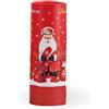 Lindt LINDOR Scatola Regalo Tubo Babbo Natale con cioccolatini LINDOR al Cioccolato al Latte 75g, Idea Regalo