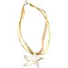 Generic Collana a stella beige, in vetro di Murano. bigiotteria