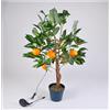 BURI Keine Angabe LED Solar Mandarinen-Baum 90cm Arance Alberello Albero da Frutto Piante Artificiali Decorazione Giardino