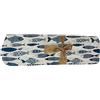 Dalila Casa Copritutto Telo Arredo Pesciolini Tinto Filo (Blu, 1 Piazza) Made in Italy