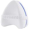 ZakZone Cuscino per ginocchia per chi dorme sul fianco, cuscino ortopedico per gambe per dormire senza dolore, cuscino ergonomico in memory foam viscoelastico, rivestimento traspirante con fascia elastica