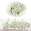 msymsyu Fiori Artificiali 7 Pezzi Fiori Finti Girasole Pianta Artificiale 36cm Bianco Fiori per Decorazione Interna Esterna Vasi Tavolo Casa Festa (Fiori Finti Girasole)