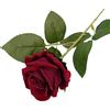 Anevous 10 rose artificiali con fiori artificiali, 51 cm, in velluto, rosa finte, fiori di seta, rose artificiali, per fai da te, matrimoni, casa, feste, giardino, centerpiece decorative, colore rosso