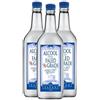 Generico Faled 3 Bottiglie Alcool Etilico Puro 96%, di Origine Agricola, Uso Alimentare e Disinfettante, Bottiglia 1000 ml