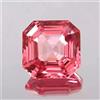 Naturale 20.00 KT Asscher Forma Padparadscha Sapphire Loose Gemma Certificato